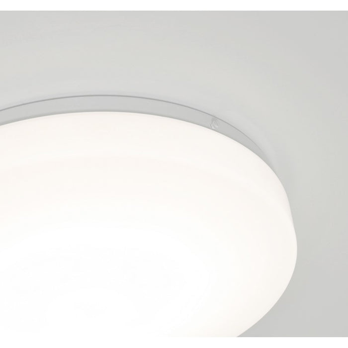 AFX Lighting Cirrus 1 Light 11" Flushmount, White/White