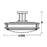AFX Lighting Carlisle 1Lt 24" LED Semi-Flush Mount, Nickel/White