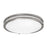 AFX Lighting Carlisle 1Lt 14" LED Flushmount, Nickel/White - CAF14L5AJUDSN-BB