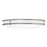 AFX Lighting Carlisle 1 Light 24" Flushmount, Satin Nickel/White