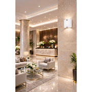 AFX Lighting Century 1Lt 12'' LED Wall Sconce, Polished Chr/Wht