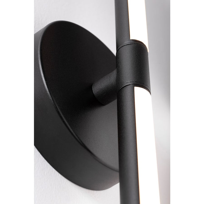 AFX Lighting Chicago 1 Light 17" LED Vanity Light, Black/White