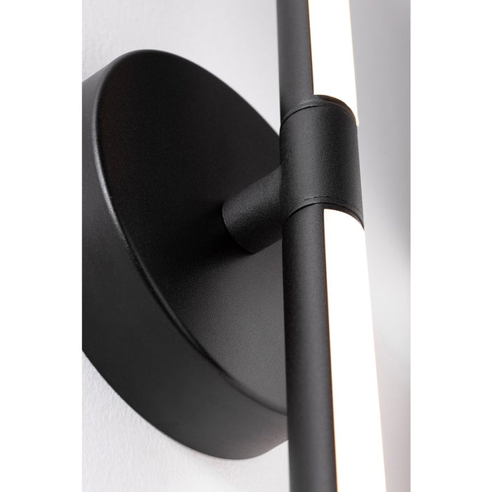 AFX Lighting Chicago 1 Light 17" LED Vanity Light, Black/White