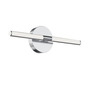 AFX Lighting Chicago 1Lt 17" LED Vanity Light, Chrome/White - CHIV1703LAJUDPC