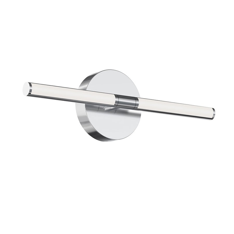 AFX Lighting Chicago 1Lt 17" LED Vanity Light, Chrome/White - CHIV1703LAJUDPC