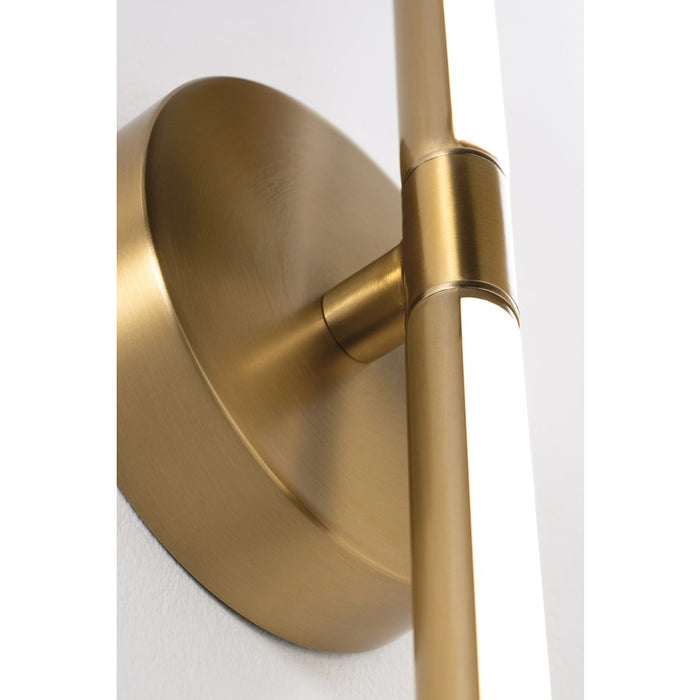 AFX Lighting Chicago 1Lt 24" LED Vanity Light, Brass/White