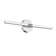 AFX Lighting Chicago 1Lt 24" LED Vanity Light, Chrome/White - CHIV2403LAJUDPC