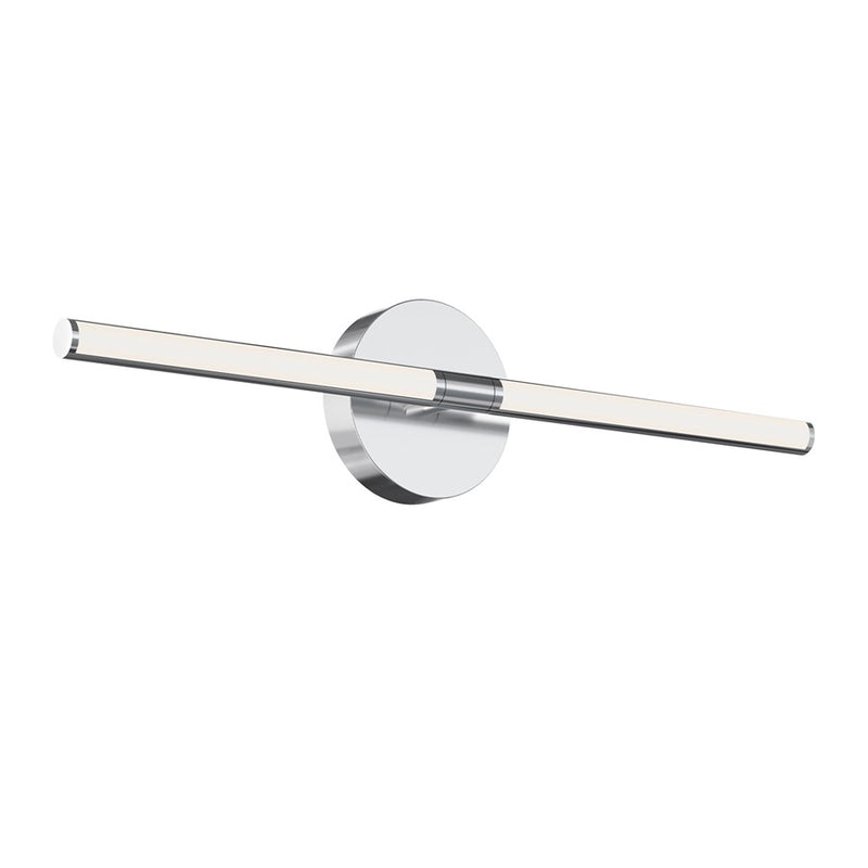 AFX Lighting Chicago 1Lt 24" LED Vanity Light, Chrome/White - CHIV2403LAJUDPC