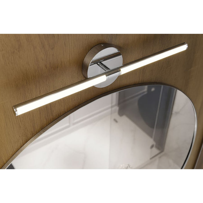 AFX Lighting Chicago 1Lt 24" LED Vanity Light, Chrome/White