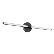 AFX Lighting Chicago 1 Light 32" LED Vanity Light, Black/White - CHIV3203LAJUDBK