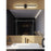 AFX Lighting Chicago 1 Light 32" LED Vanity Light, Black/White