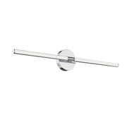 AFX Lighting Chicago 1Lt 32" LED Vanity Light, Chrome/White - CHIV3203LAJUDPC