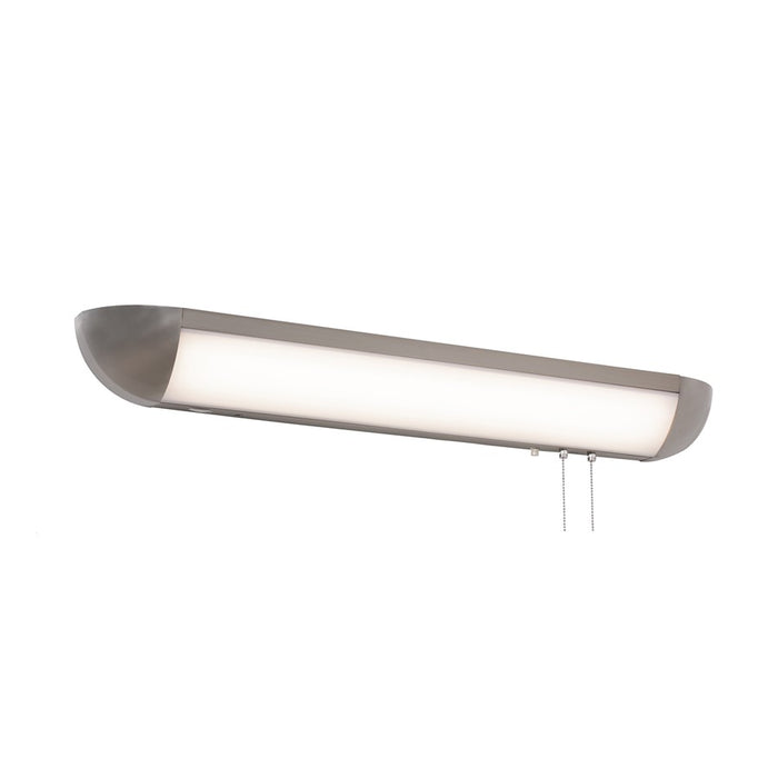 AFX Lighting Clairemont 2LT 36'' LED Overbed, Satin Nickel/White - CLMB36LAJENSN