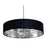 AFX Lighting Celine 5 Light 30" Pendant, Nickel/Black/Silver - CLNP30MBSN-BKSL