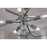AFX Lighting Celine 5 Light 30" Pendant, Nickel/White/Silver