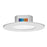 AFX Lighting Connie 1 Light Flush Mount, White/White - CNEF04LAJD1WH