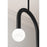 AFX Lighting Colette 1Lt 12" LED Pendant, Black/White