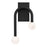 AFX Lighting Colette 1Lt 10" LED Wall Sconce, Black/White