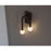 AFX Lighting Colette 1Lt 10" LED Wall Sconce, Black/White