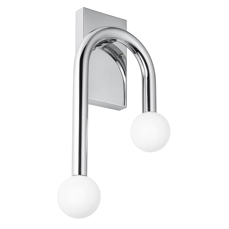 AFX Lighting Colette 1Lt 10" LED Wall Sconce, Chrome/White - COES1017LAJUDPC