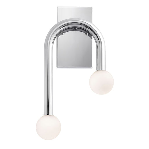 AFX Lighting Colette 1Lt 10" LED Wall Sconce, Chrome/White