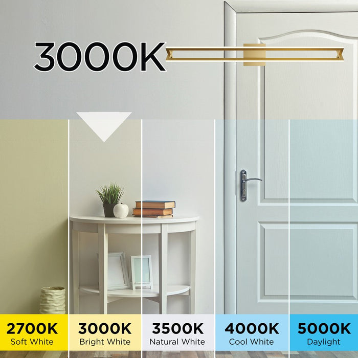 AFX Lighting Cass 1 Light Wall Sconce, LED 24W/2400Lm/120V