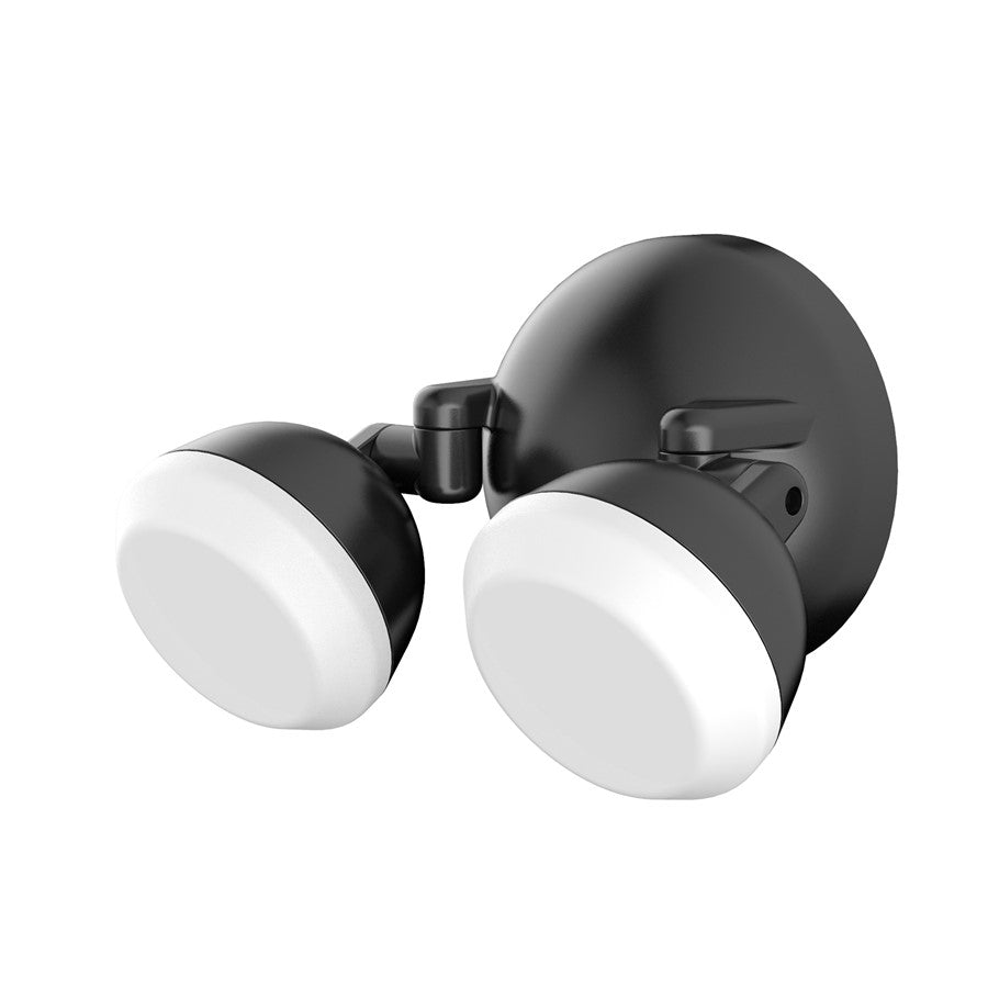 AFX Lighting Daniel 2LT 6'' LED Outdoor Sconce, Black/Black - DANW0706LAJENBK