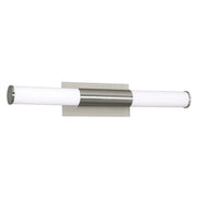 AFX Lighting Dax 1Lt LED 27"W Vanity Light, Satin Nickel/White