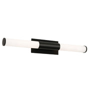 AFX Lighting Dax 1Lt LED 36"W Vanity Light, Black/White