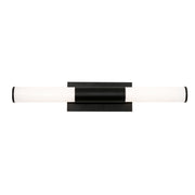 AFX Lighting Dax 1Lt LED 36"W Vanity Light, Black/White