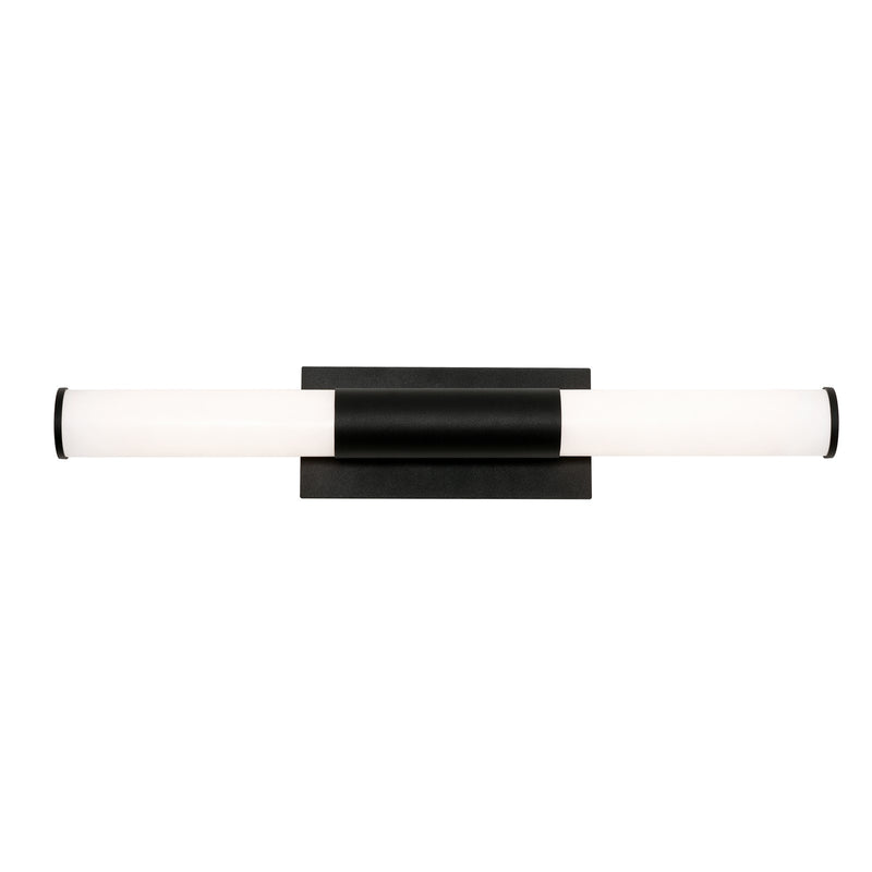 AFX Lighting Dax 1Lt LED 36"W Vanity Light, Black/White