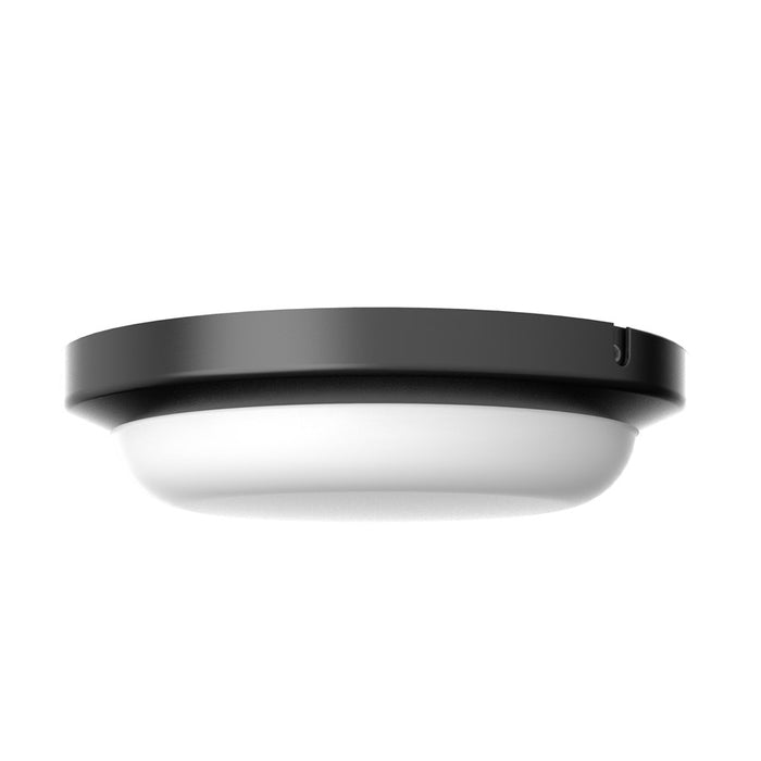 AFX Lighting Dean 1LT 8'' LED Outdoor Flush Mount, Black/White - DEAW08LAJENBK
