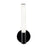 AFX Lighting Dion 1 Light Sconce, Black/White - DIOS0314LAJD1BK