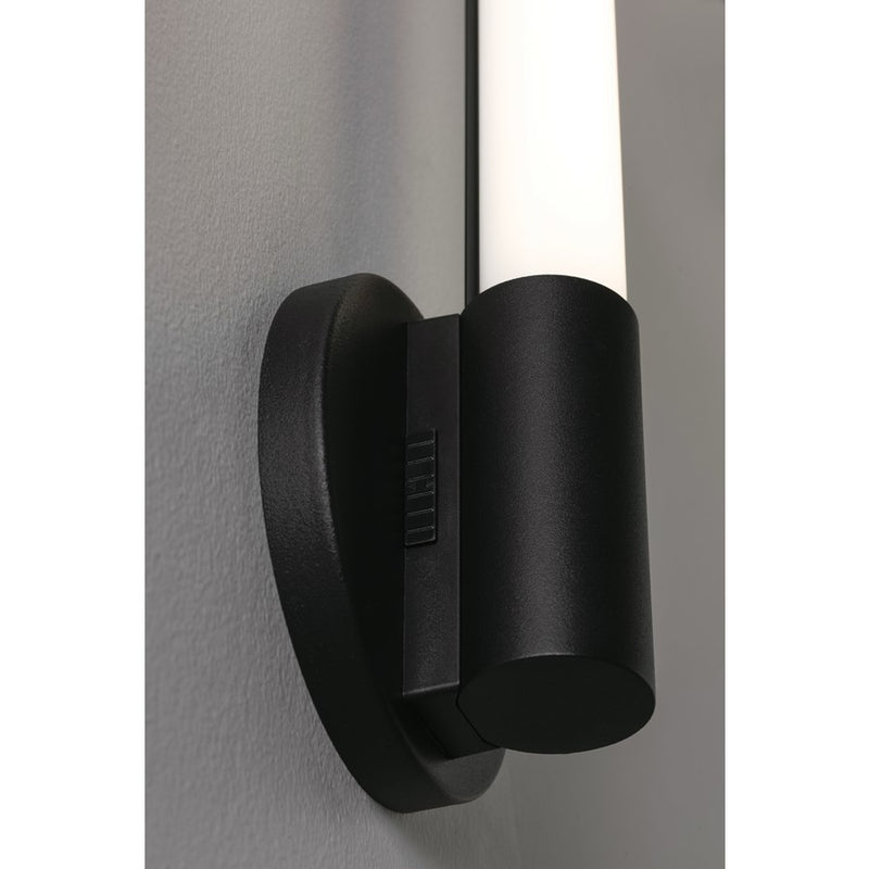 AFX Lighting Dion 1 Light Sconce, Black/White