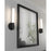 AFX Lighting Dion 1 Light Sconce, Black/White