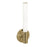 AFX Lighting Dion 1 Light Sconce, Light Antique Brass/White
