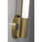 AFX Lighting Dion 1 Light Sconce, Light Antique Brass/White