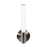 AFX Lighting Dion 1 Light Sconce, Satin Nickel/White - DIOS0314LAJD1SN