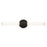 AFX Lighting Dion 1 Light 24" Vanity, Black/White - DIOV2403LAJD1BK
