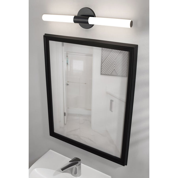 AFX Lighting Dion 1 Light 24" Vanity, Black/White