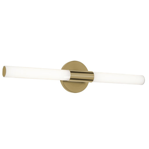 AFX Lighting Dion 1 Light 24" Vanity, Antique Brass/White