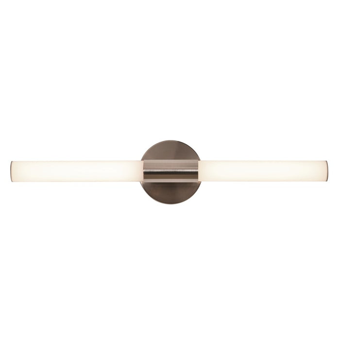 AFX Lighting Dion 1 Light 24" Vanity, Satin Nickel/White - DIOV2403LAJD1SN