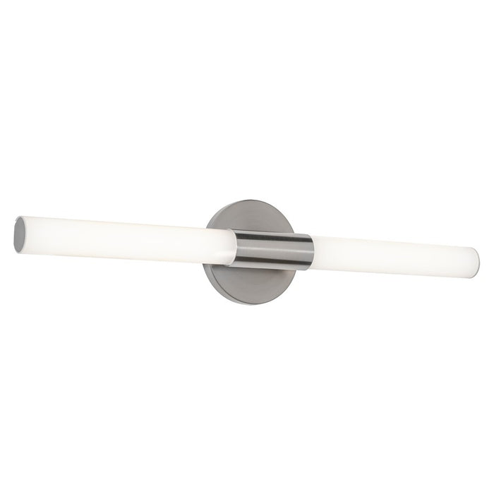 AFX Lighting Dion 1 Light 24" Vanity, Satin Nickel/White