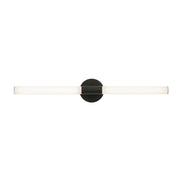AFX Lighting Dion 1 Light 36" Vanity, Black/White - DIOV3603LAJD1BK