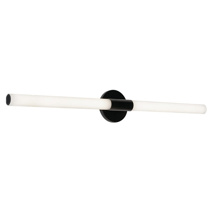 AFX Lighting Dion 1 Light 36" Vanity, Black/White