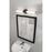 AFX Lighting Dion 1 Light 36" Vanity, Black/White