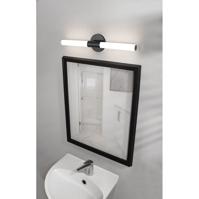 AFX Lighting Dion 1 Light 36" Vanity, Black/White