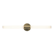 AFX Lighting Dion 1 Light 36" Vanity, Antique Brass/White - DIOV3603LAJD1LB