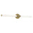 AFX Lighting Dion 1 Light 36" Vanity, Antique Brass/White