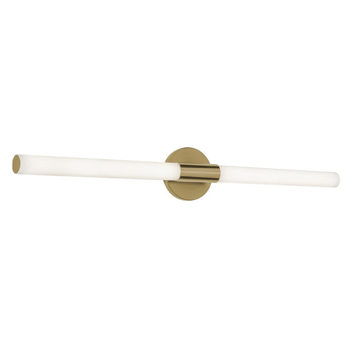 AFX Lighting Dion 1 Light 36" Vanity, Antique Brass/White